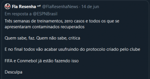 Ou seja, o Palmeiras não tem Mundial FlaResenha